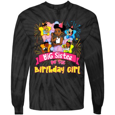 Big Sister GracieS Corner Birthday Dolls Cute Party Gift Tie-Dye Long Sleeve Shirt