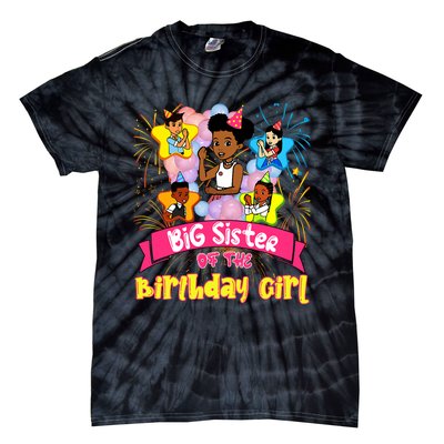 Big Sister GracieS Corner Birthday Dolls Cute Party Gift Tie-Dye T-Shirt