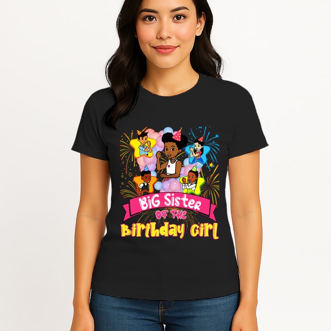 Big Sister GracieS Corner Birthday Dolls Cute Party Gift Womens T-Shirt