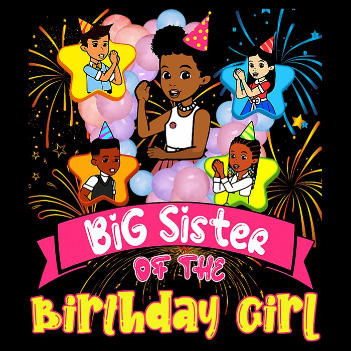 Big Sister GracieS Corner Birthday Dolls Cute Party Gift Womens T-Shirt