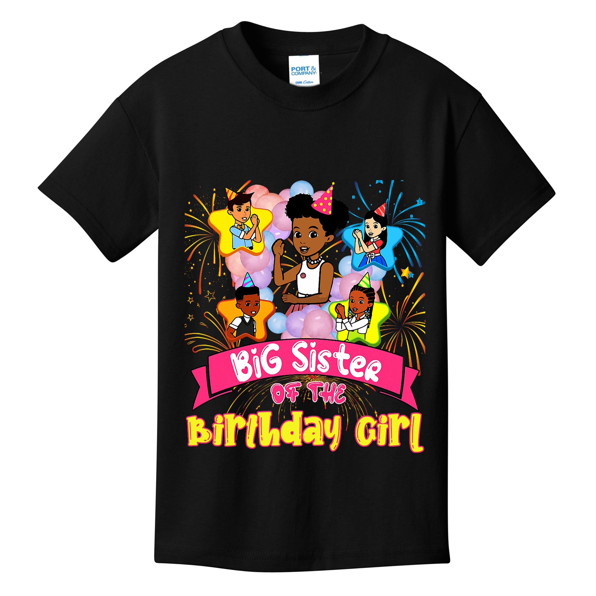 Big Sister GracieS Corner Birthday Dolls Cute Party Gift Kids T-Shirt
