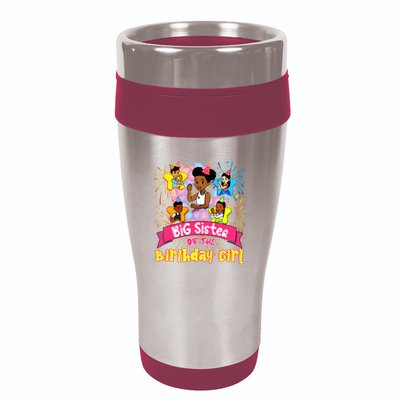 Big Sister GracieS Corner Birthday Dolls Cute Party Gift 16oz Travel Tumbler