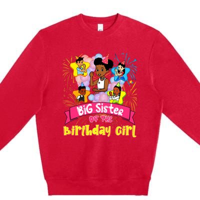 Big Sister GracieS Corner Birthday Dolls Cute Party Gift Premium Crewneck Sweatshirt