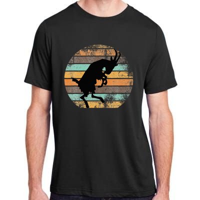 Billy Strings Goat Silhouette Retro Sunset Adult ChromaSoft Performance T-Shirt