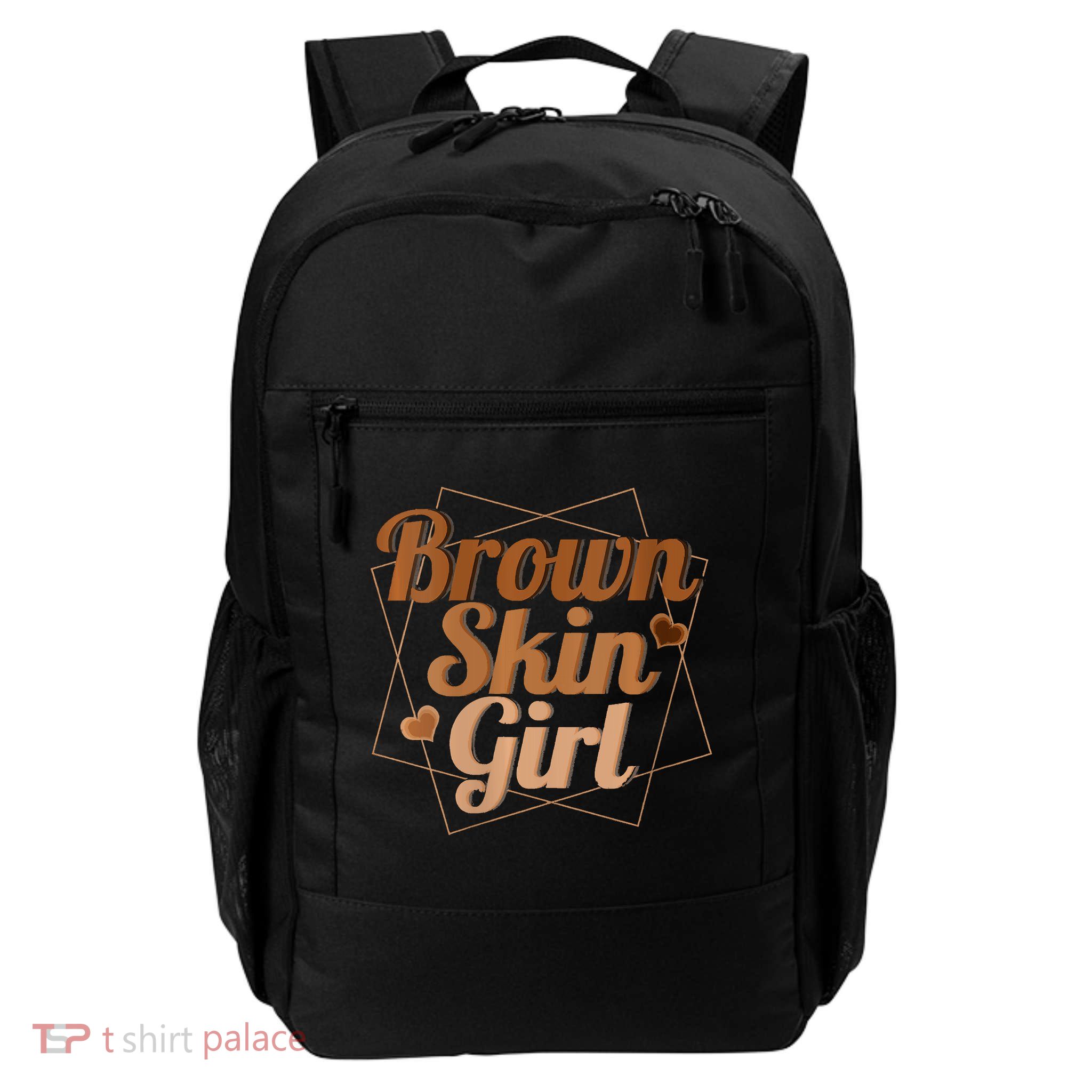 Brown Skin Girl Melanin Black Queen Juneteenth Backpack