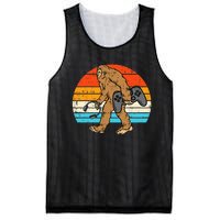 Bigfoot Sasquatch Gamer Retro Gaming Mesh Reversible Basketball Jersey Tank