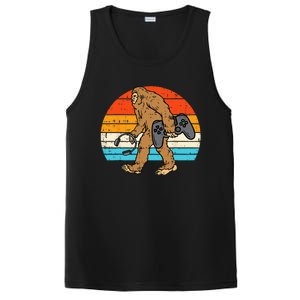 Bigfoot Sasquatch Gamer Retro Gaming PosiCharge Competitor Tank