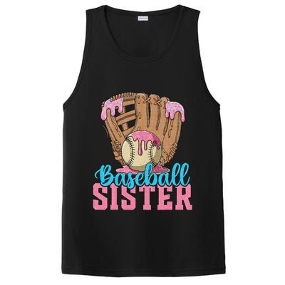 Baseball Sister Game Day Ice Cream Drip Baseball Big Sister PosiCharge Competitor Tank