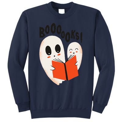 BOOOOKS! Spooky Ghosts Reading BOO BOOKS Halloween Meme Sweatshirt