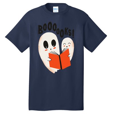 BOOOOKS! Spooky Ghosts Reading BOO BOOKS Halloween Meme Tall T-Shirt