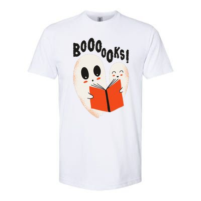 BOOOOKS! Spooky Ghosts Reading BOO BOOKS Halloween Meme Softstyle CVC T-Shirt