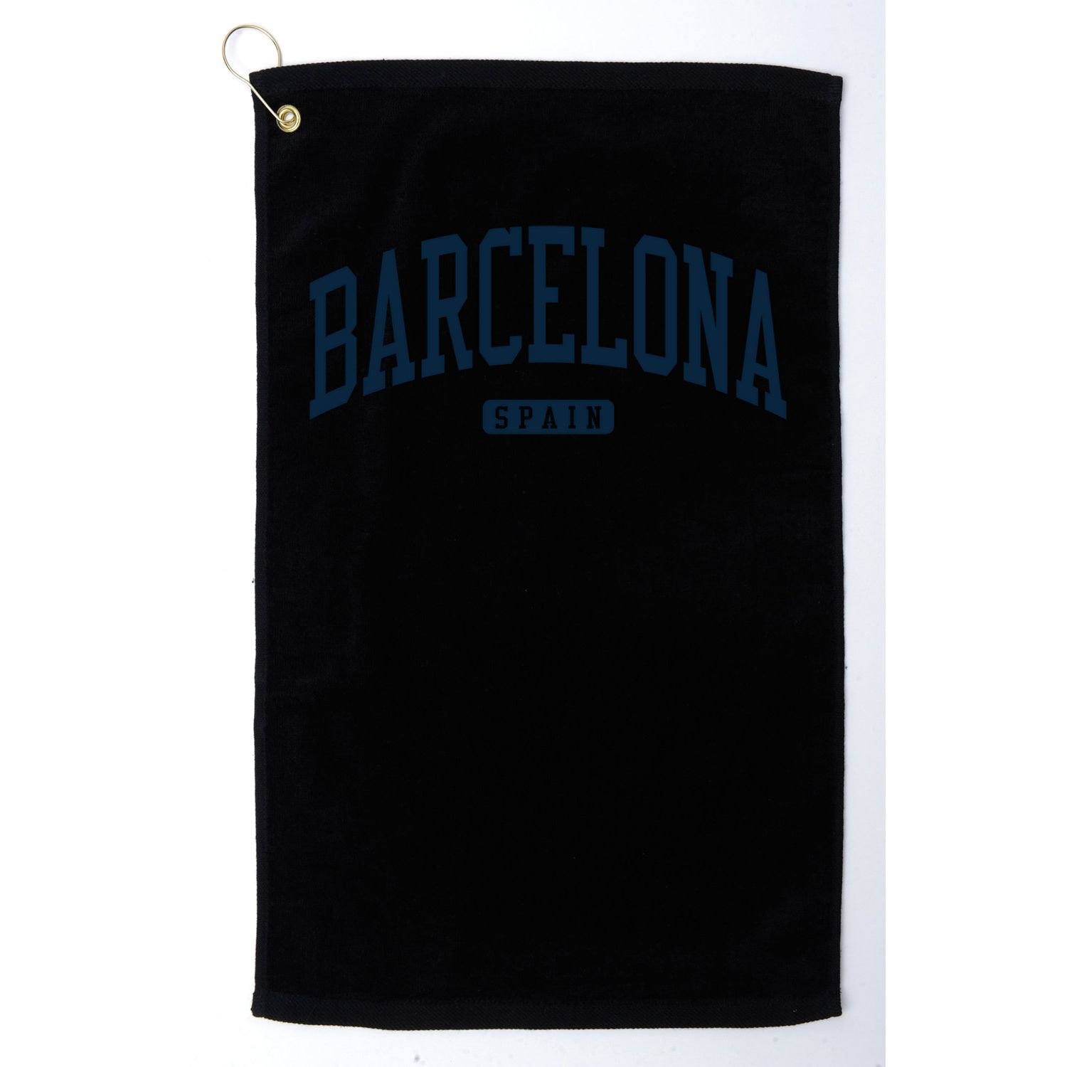 Barcelona Spain Great Gift Golf Towel