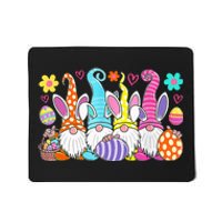 Bunny Spring Gnome Easter Egg Hunting And Basket Mousepad