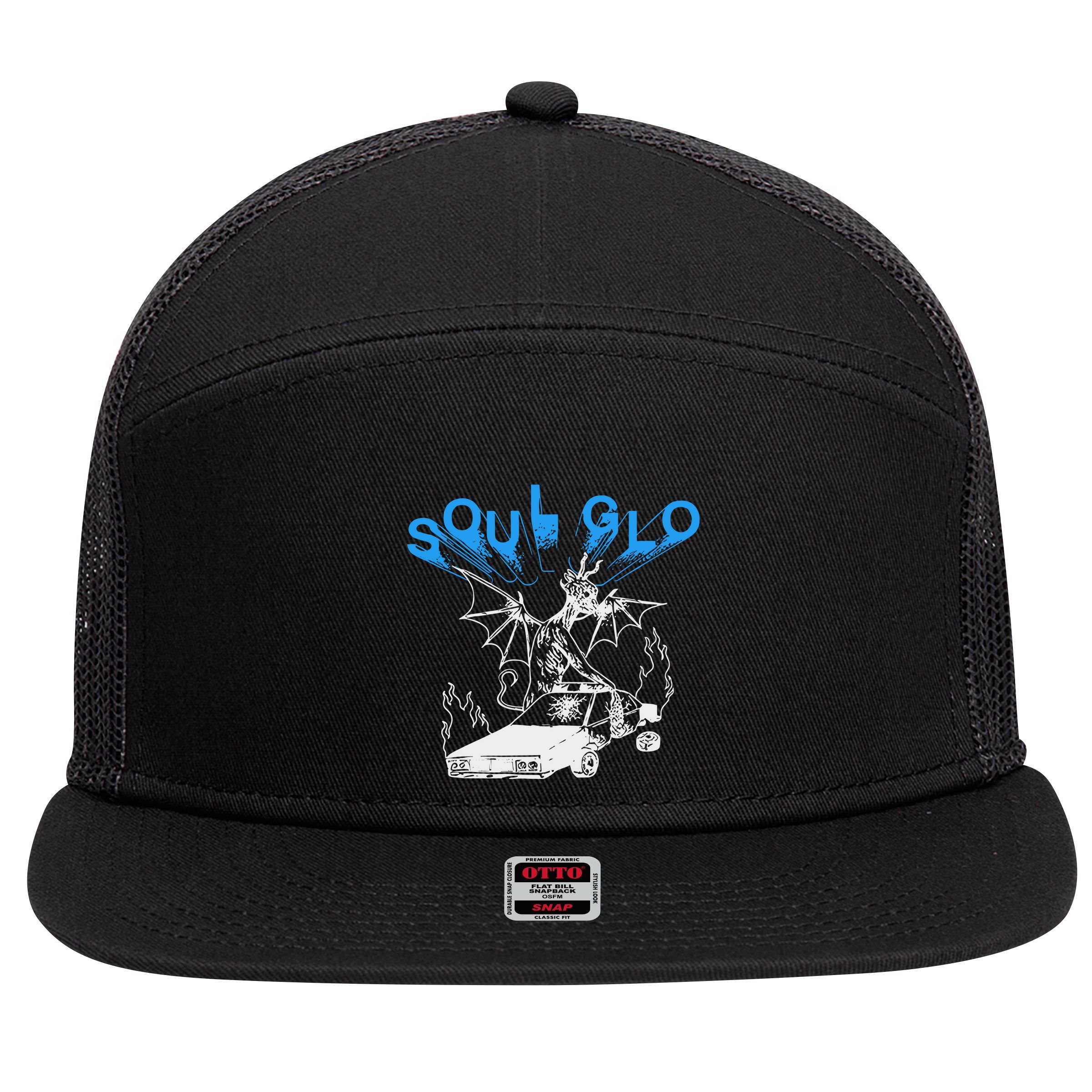 Bin Soul Glo Cop Killer 7 Panel Mesh Trucker Snapback Hat