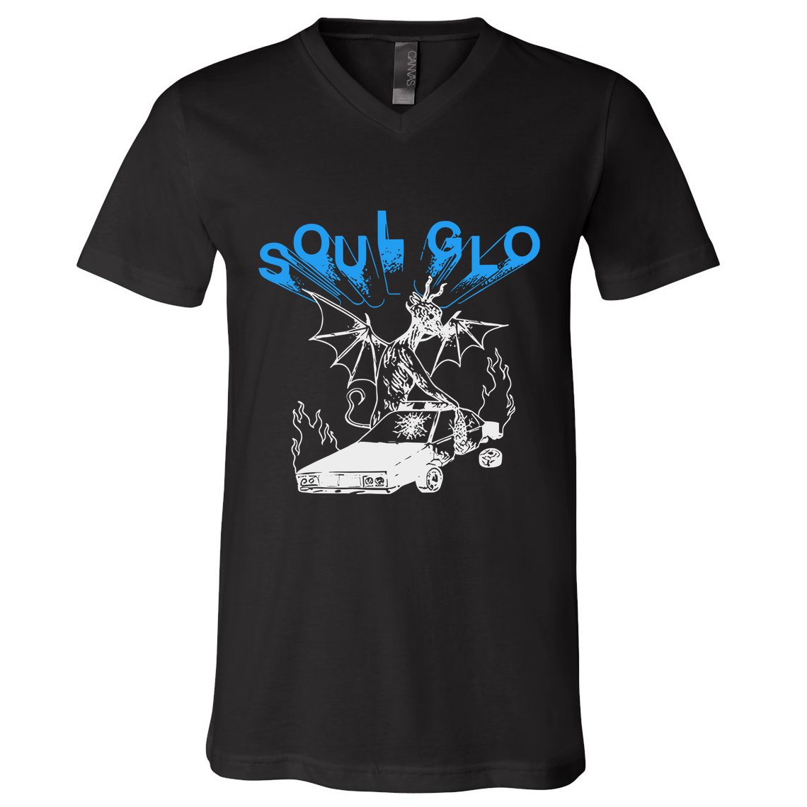 Bin Soul Glo Cop Killer V-Neck T-Shirt
