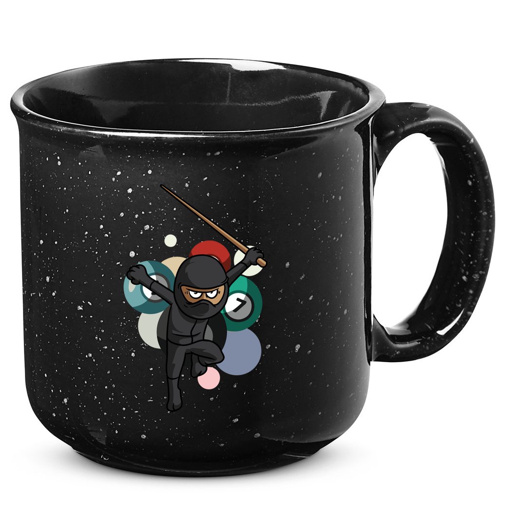 Billiard Snooker Gift For A Pool Player Gift 15oz Campfire Ceramic Mug