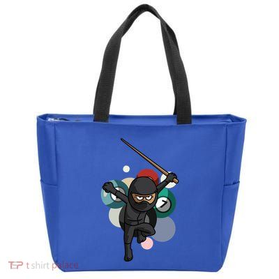 Billiard Snooker Gift For A Pool Player Gift Zip Tote Bag