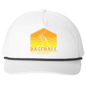 Baseball Season Gift For Baseball Fan Snapback Five-Panel Rope Hat