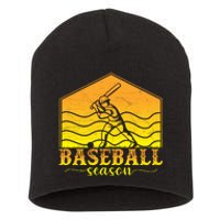 Baseball Season Gift For Baseball Fan Short Acrylic Beanie