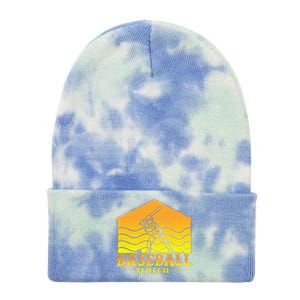 Baseball Season Gift For Baseball Fan Tie Dye 12in Knit Beanie