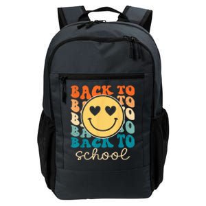 Boho Style Groovy Smile Back to School Daily Commute Backpack