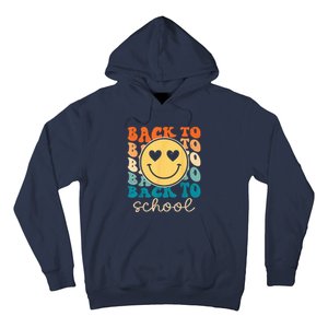 Boho Style Groovy Smile Back to School Hoodie