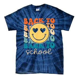 Boho Style Groovy Smile Back to School Tie-Dye T-Shirt