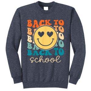 Boho Style Groovy Smile Back to School Sweatshirt