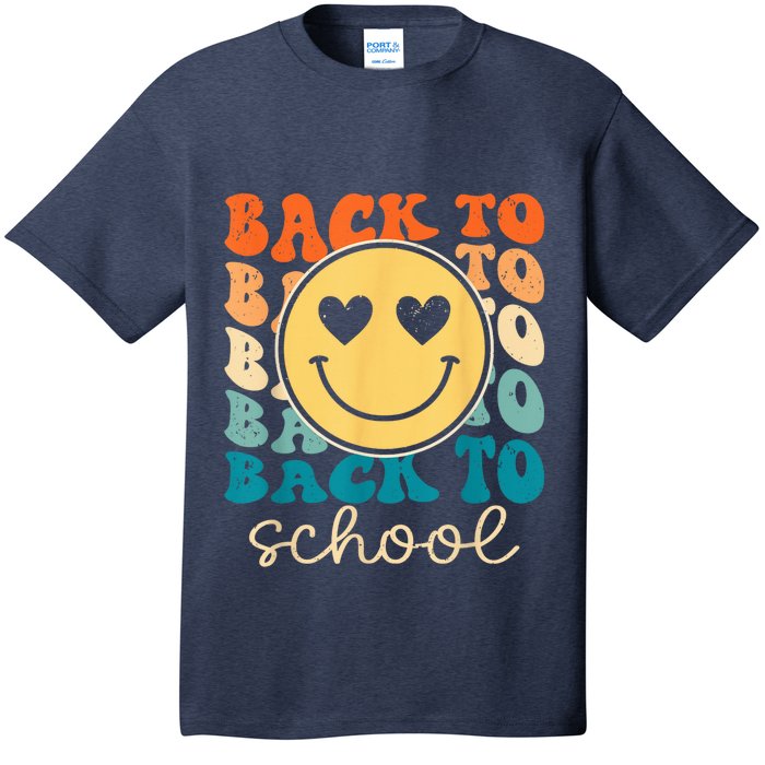 Boho Style Groovy Smile Back to School T-Shirt