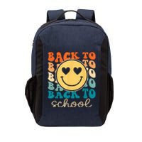 Boho Style Groovy Smile Back to School Vector Backpack