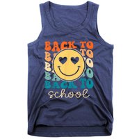 Boho Style Groovy Smile Back to School Tank Top