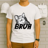 Bruh Shocked Gasp Cat T-Shirt