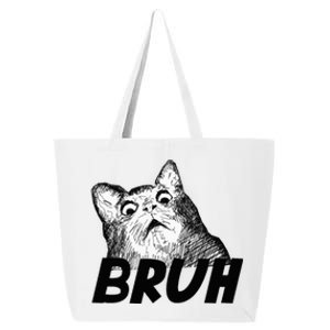 Bruh Shocked Gasp Cat 25L Jumbo Tote