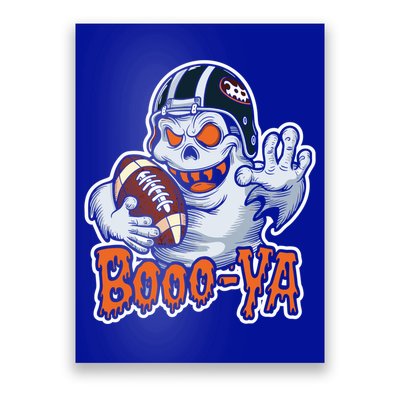 Boooya Spooky Ghost Halloween Football Great Gift Poster