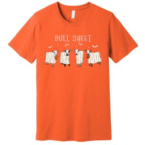 Bull Sheet Ghost Cow Halloween Funny This Is Bull Sheet Premium T-Shirt