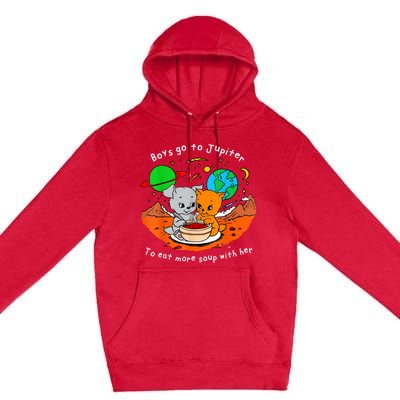 Boy S Go To Jupiter To Eat More Soup With Her Premium Pullover Hoodie