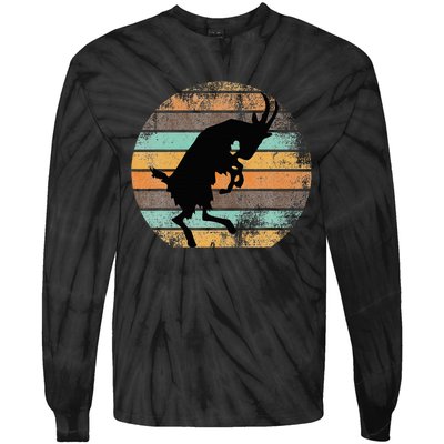 Billy Strings Goat Silhouette Tie-Dye Long Sleeve Shirt