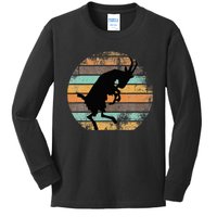 Billy Strings Goat Silhouette Kids Long Sleeve Shirt