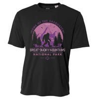 Bigfoot Sasquatch Great Smoky Mountains National Park Cooling Performance Crew T-Shirt