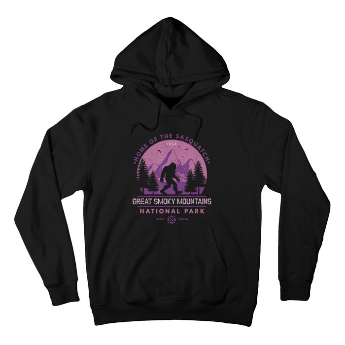 Bigfoot Sasquatch Great Smoky Mountains National Park Hoodie