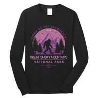 Bigfoot Sasquatch Great Smoky Mountains National Park Long Sleeve Shirt