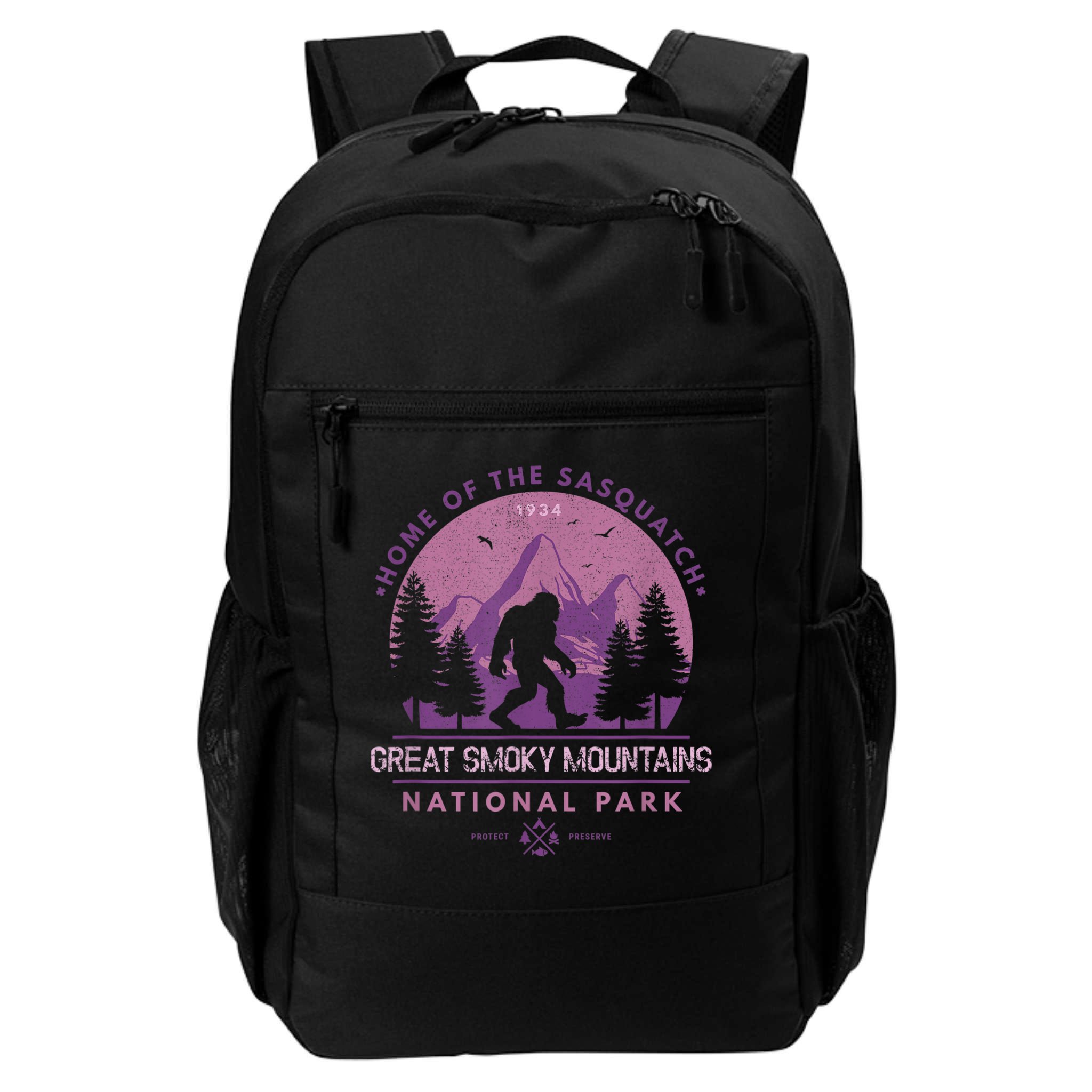 Bigfoot Sasquatch Great Smoky Mountains National Park Backpack