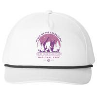 Bigfoot Sasquatch Great Smoky Mountains National Park Snapback Five-Panel Rope Hat