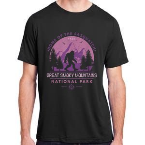 Bigfoot Sasquatch Great Smoky Mountains National Park Adult ChromaSoft Performance T-Shirt