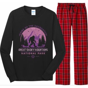 Bigfoot Sasquatch Great Smoky Mountains National Park Long Sleeve Pajama Set