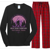 Bigfoot Sasquatch Great Smoky Mountains National Park Long Sleeve Pajama Set