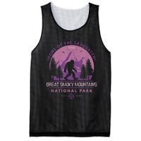 Bigfoot Sasquatch Great Smoky Mountains National Park Mesh Reversible Basketball Jersey Tank