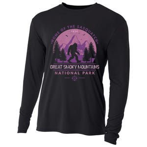 Bigfoot Sasquatch Great Smoky Mountains National Park Cooling Performance Long Sleeve Crew