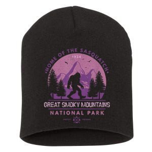 Bigfoot Sasquatch Great Smoky Mountains National Park Short Acrylic Beanie