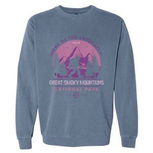 Bigfoot Sasquatch Great Smoky Mountains National Park Garment-Dyed Sweatshirt